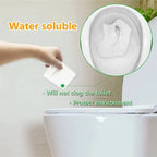 50Pcs Disposable Toilet Seat Cover Non-Woven Fabric Toilet Mat Seat Waterproof Soluble Water Todder Toilet Training Seat Covers